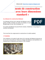 Les Éléments de Construction Bâtiment