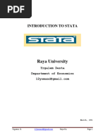 STATA Manual 1