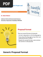 8 - Proposal Format and Presentation