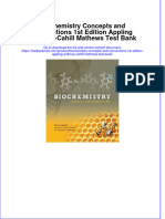 Full Download PDF of Biochemistry Concepts and Connections 1st Edition Appling Anthony-Cahill Mathews Test Bank All Chapter