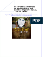 Full Download PDF of Test Bank For Seeing Ourselves: Classic, Contemporary, and Cross-Cultural Readings in Sociology, 8/E 8th Edition All Chapter