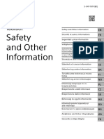 Safety and Other Information: Television