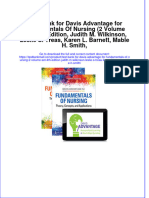 Full Download PDF of Test Bank For Davis Advantage For Fundamentals of Nursing (2 Volume Set), 4th Edition, Judith M. Wilkinson, Leslie S. Treas, Karen L. Barnett, Mable H. Smith, All Chapter