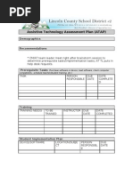 Assistive Technology Assessment Plan (ATAP) : Demographics