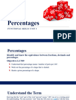 Unit 3 - Percentages