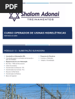 Curso Operador de Usinas Hidrelétricas - Módulo 12 - Submódulo 09 - Subestação Elevadora - Elaboração e Execução de Manobras