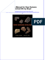 Full Download PDF of Solution Manual For How Humans Evolved 8th by Boyd All Chapter