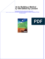 Full Download PDF of Test Bank For Building A Medical Vocabulary 10th Edition by Leonard All Chapter