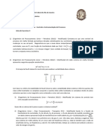 Lista de Exercícios II Controle