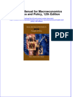 Full Download PDF of Solution Manual For Macroeconomics Principles and Policy, 12th Edition All Chapter