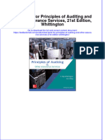 Full Download PDF of Test Bank For Principles of Auditing and Other Assurance Services, 21st Edition, Whittington All Chapter