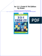 Full Download PDF of Test Bank For 3 2 1 Code It! 7th Edition by Green All Chapter