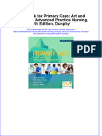 Full Download PDF of Test Bank For Primary Care: Art and Science of Advanced Practice Nursing, 5th Edition, Dunphy All Chapter