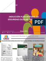 Inducción Plan Integral de Seguridad Escolar "Pise" 2024