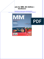 Full Download PDF of Test Bank For MM, 4th Edition: Iacobucci All Chapter