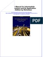 Full Download PDF of Solution Manual For Intermediate Microeconomics and Its Application 11th Edition by Nicholson All Chapter