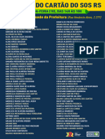 Segunda-Feira (10), Das 14H Às 18H: Local de Retirada: Sede Da Prefeitura