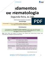 Fundamentos de Hematologia (Aula Atualizada)