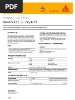 Davco k11 Slurry613