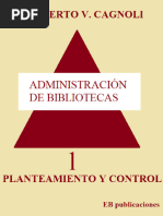 Administracion de Bibliotecas I - Cagnoli