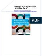 Full Download PDF of 2015 Understanding Nursing Research, 6 Ed Test Bank All Chapter