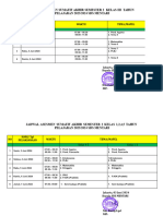 Jadwal Asa Semester Ii 2023-2024