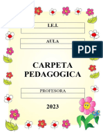 CARPETA PEDAGOGICA Lurdes 2023