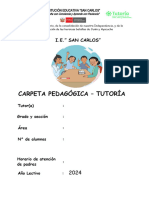 Carpeta de Tutoria 2024