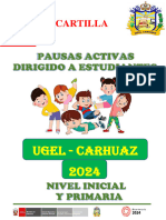 CARTILLA DE PAUSAS ACTIVAS INICIAL Y PRIMARIA CARHUAZ 2024 - New