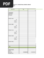 Cash Flow Projection