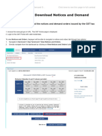 View Notices and Demand Orders