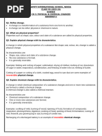 CH-5 Physical & Chemical Changes