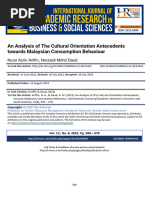 HRMARS Consumption Behaviour 2022 by Nurul Azrin Ariffin & Norzaidi Mohd Daud