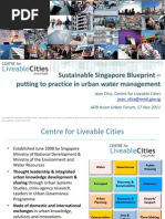 Sustainable Singapore Blueprint - Putting To Practice in Urban Water Management