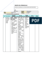 Sesión de Aprendizaje de Comunicación Lunes 27 de Mayo