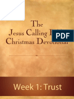 Jesus Calling Bible Christmas Devotional - Week 1: Trust