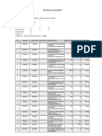 Nirali Bank Statement