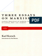 Karl Korsch - Three Essays On Marxism-Monthly Review Press (1971)