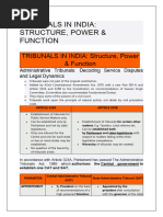 Tribunals in India