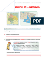 Historia y Elementos de La Cartografía - Quinto-Primaria