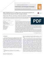 Effect of High Pressure On Cooking Losses and Functional Properties of Reduced-Fat and Reduced-Salt Pork Sausage Emulsions