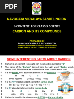 Carbon and Its Compounds