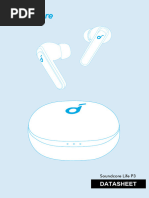 Anker Soundcore Life P3 Noise Cancelling Earbuds - Datasheet