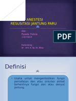 Referat Anestesi Resusitasi Jantung Paru: Esandy Felicia