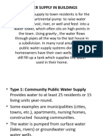 Water Supply in Buildings