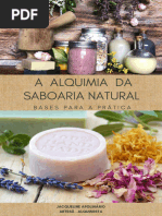 Apostila A Alquimia Da Saboaria Natural Bases para A Pratica