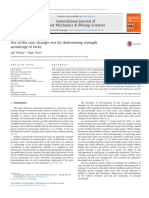 Use of The Core Strangle Test For Deter - 2014 - International Journal of Rock M