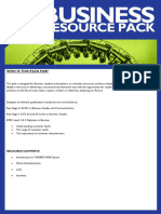 Thorpe Park Business Resource Pack 2020