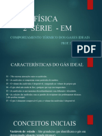 Física - 2 Série em - Gases Ideais