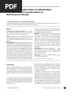 In Vitro Antimicrobial Effect of Chlorhexidine-Impregnated Gutta Percha Points On Enterococcus Faecalis